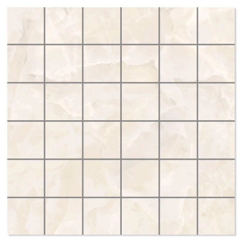 Marmor Mosaik Klinker Poyotello Beige Polerad 30x30 (5x5) cm